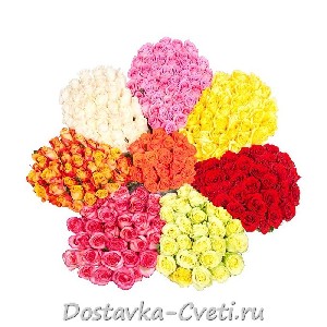 Dostavka-cveti.ru — доставка цветов по Москве | Цветик-семицветик — 30392 руб.
