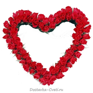 Сердце из роз 21